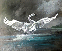 great landing painting by jennie scott artist